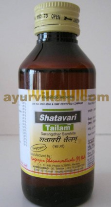 Nagarjun SHATAVARI Tailam, 100ml, for Sciatica, Neuralgia, Paralysis